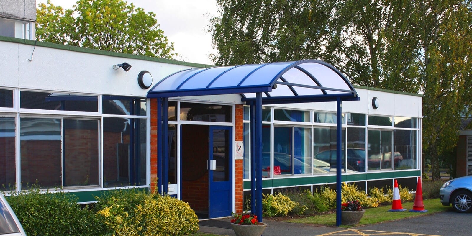 Burlish Park Primary School Entrance Canopy