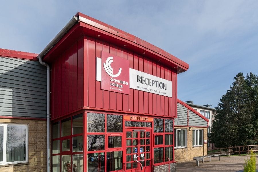 Cirencester College Entrance