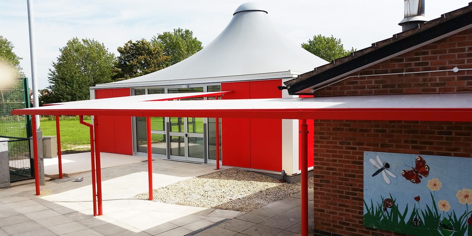 Covered Walkway Canopy