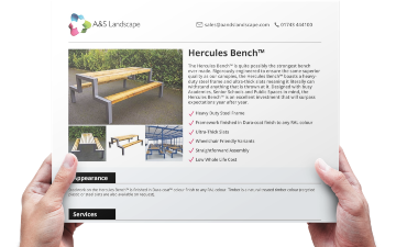 Hercules Bench Data Sheet