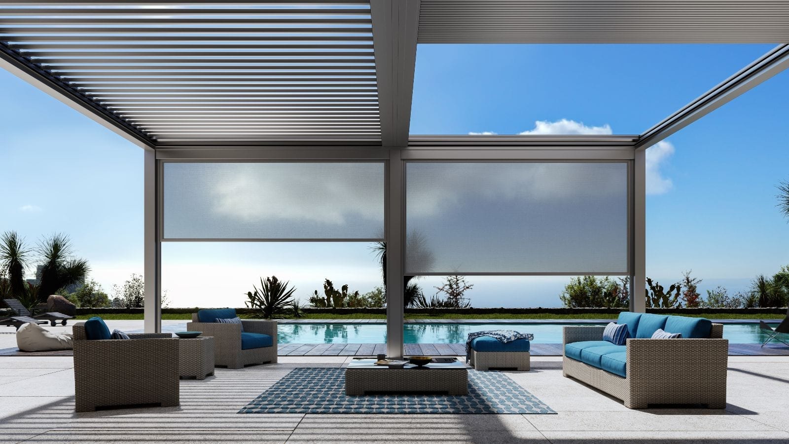 Large Bioclimatic Pergola