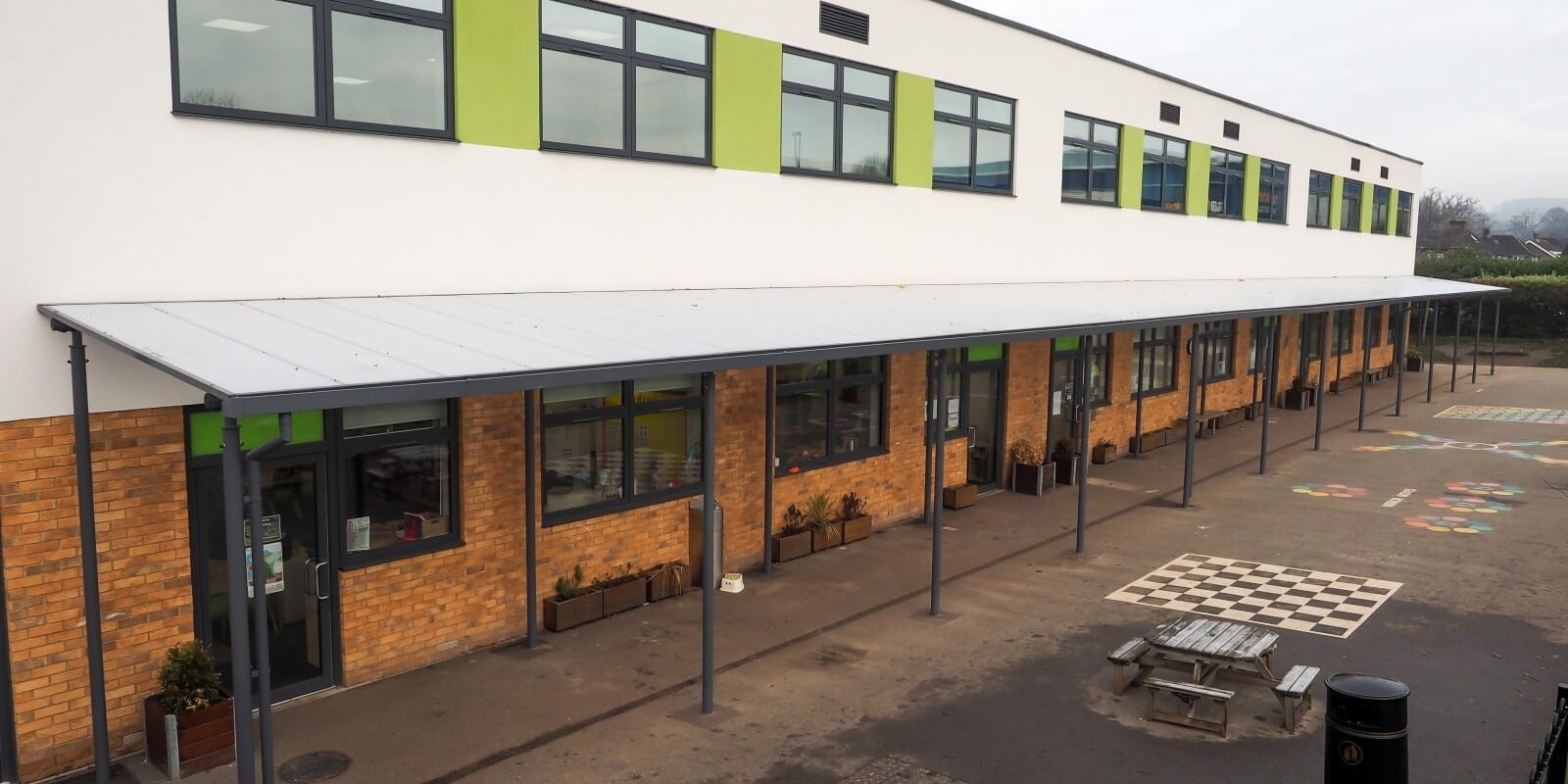 Lime Tree School Covered Walkway