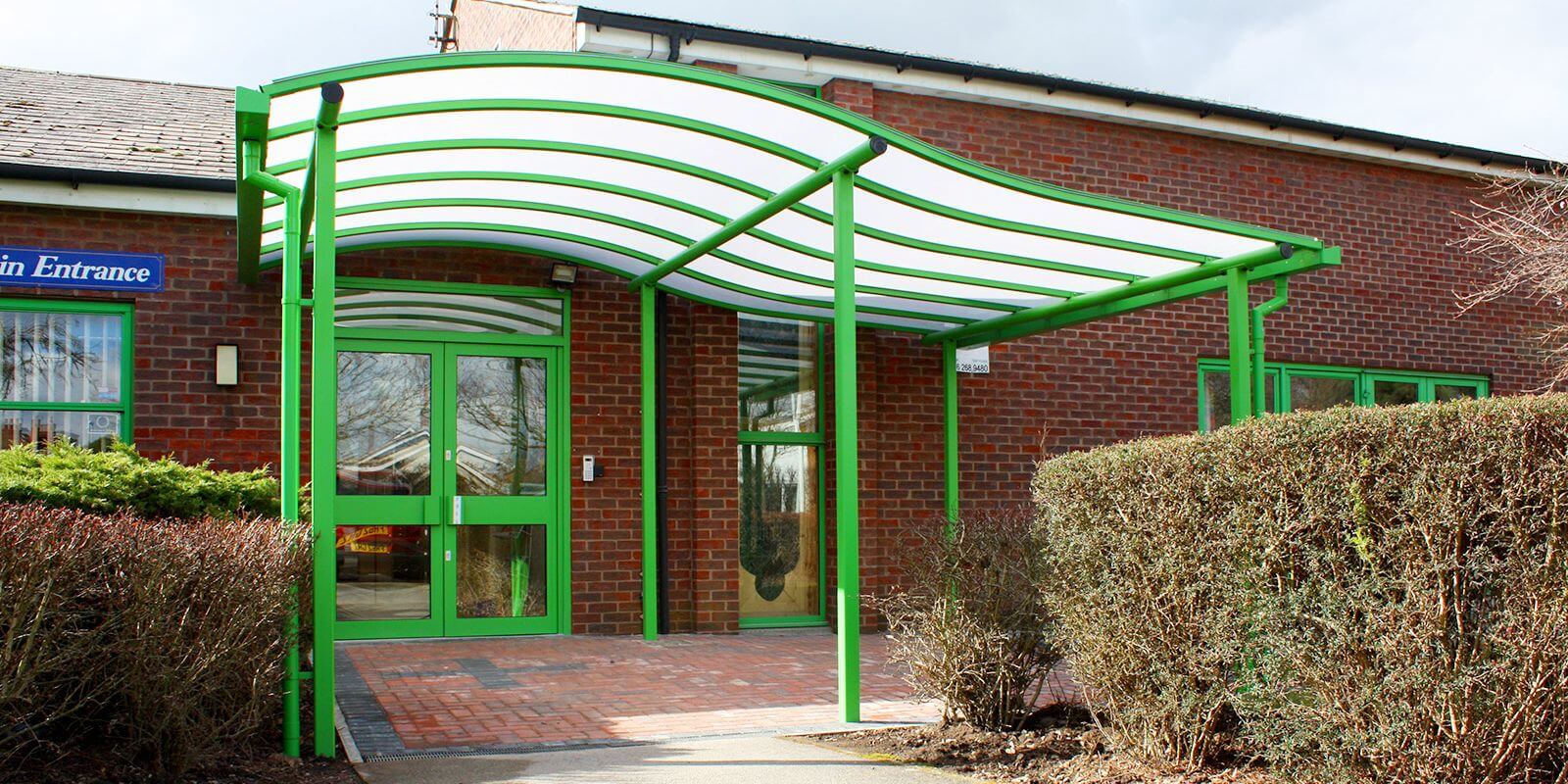 Lougborough Primary School Entrance Canopy