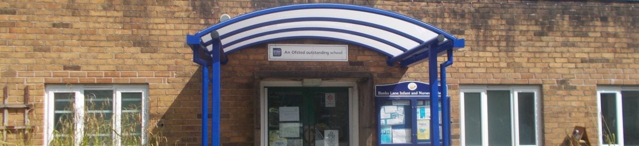 School Entrance Canopy with Curved Roof