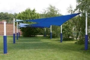 Sails we installed at St Mary's Bluecoat School