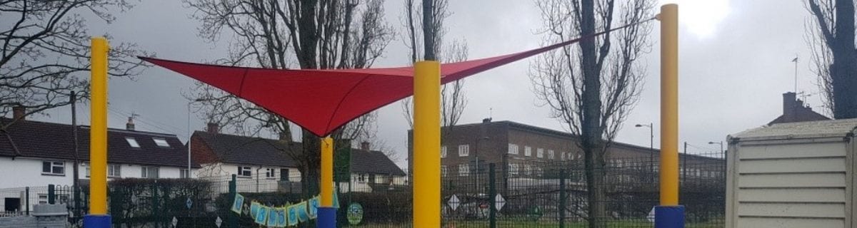 Canopy we made for Thomas Willingale Nursery