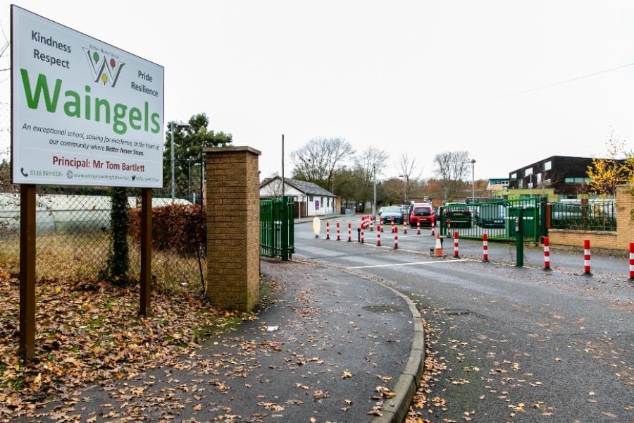 Entrance to Waingels College