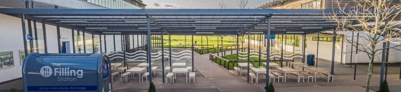 Whitecross High School Dining Canopy