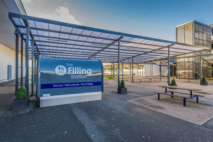 Canopy we installed at Whitecross School
