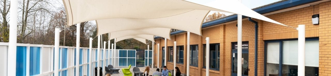 Wilmslow College Shade Sail