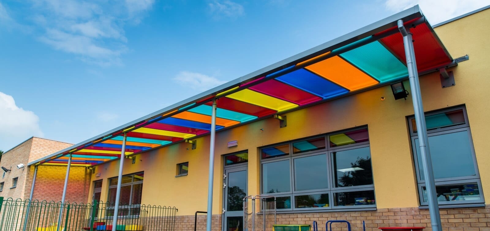 Ysgol Bro Teifi Colourful Canopy