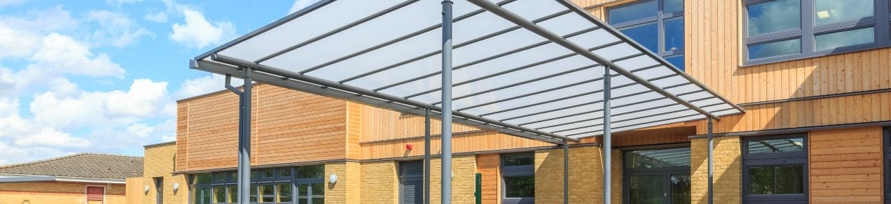 Simon Balle All Through School Straight Roof Shelter