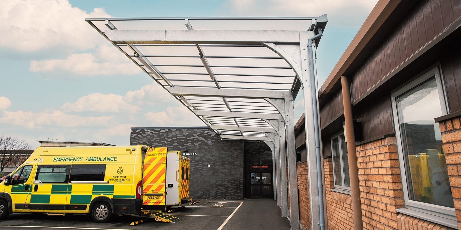 Ambulance shelter we designed for Countess of Chester