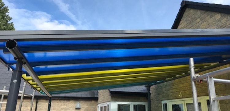 Ashton Keynes Primary School Canopy Canopy we made for Ashton Keynes Primary School