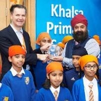 School Presenting Award