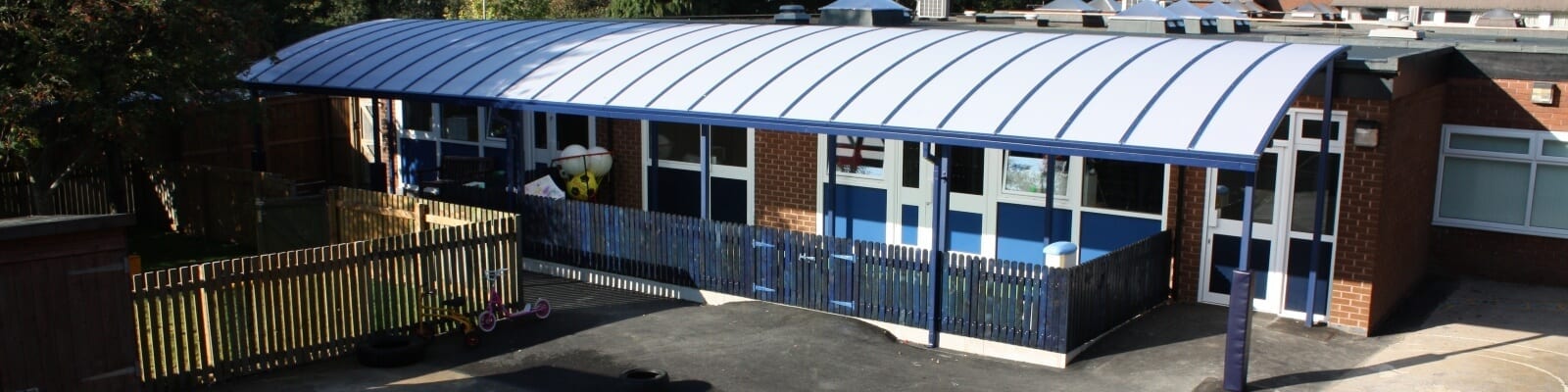 Playground shelter we made for Birkett House