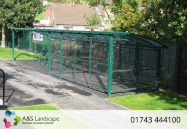 Green Buggy and Bike Shelter