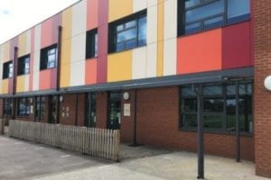 Playground shelter we manufactured for Northgate Primary School