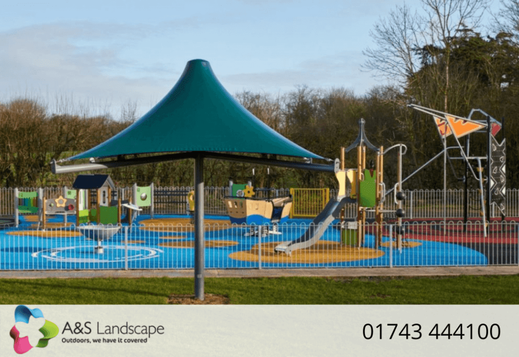 Umbrella canopy we fitted at Ashcott Playing Fields