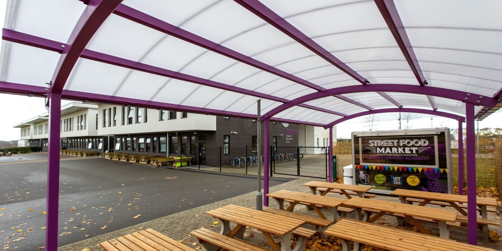 Food pod at Thistley Hough Academy