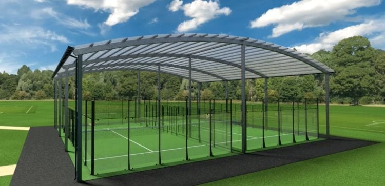 Large Padel Court Cover