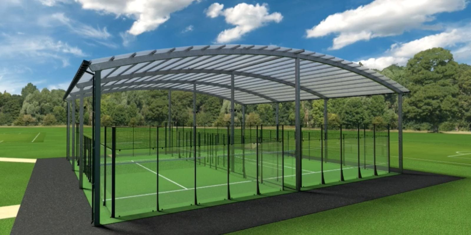 Freestanding Padel Court Cover