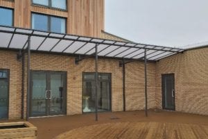 Playground canopy we made for Centre of Excellence