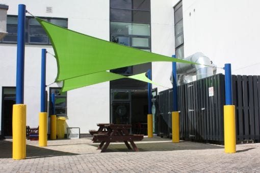 Fabric shelter we manufactured for South Gloucester College