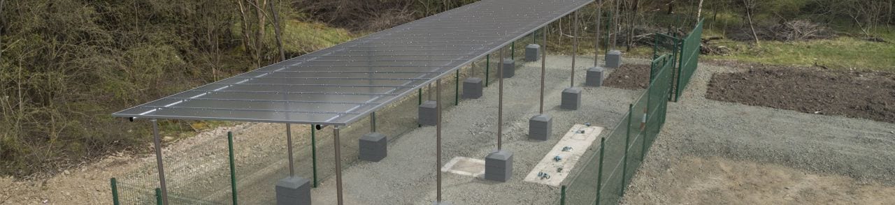 Straight Roof Temporary Canopy System