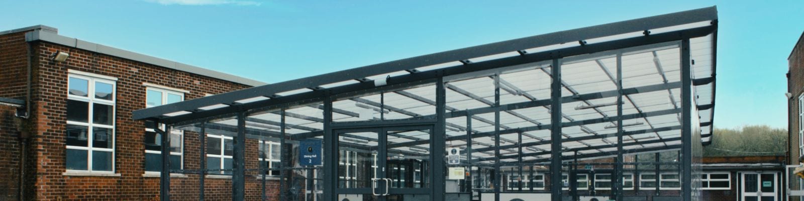 Canopy with sides at St Gabriel's High School