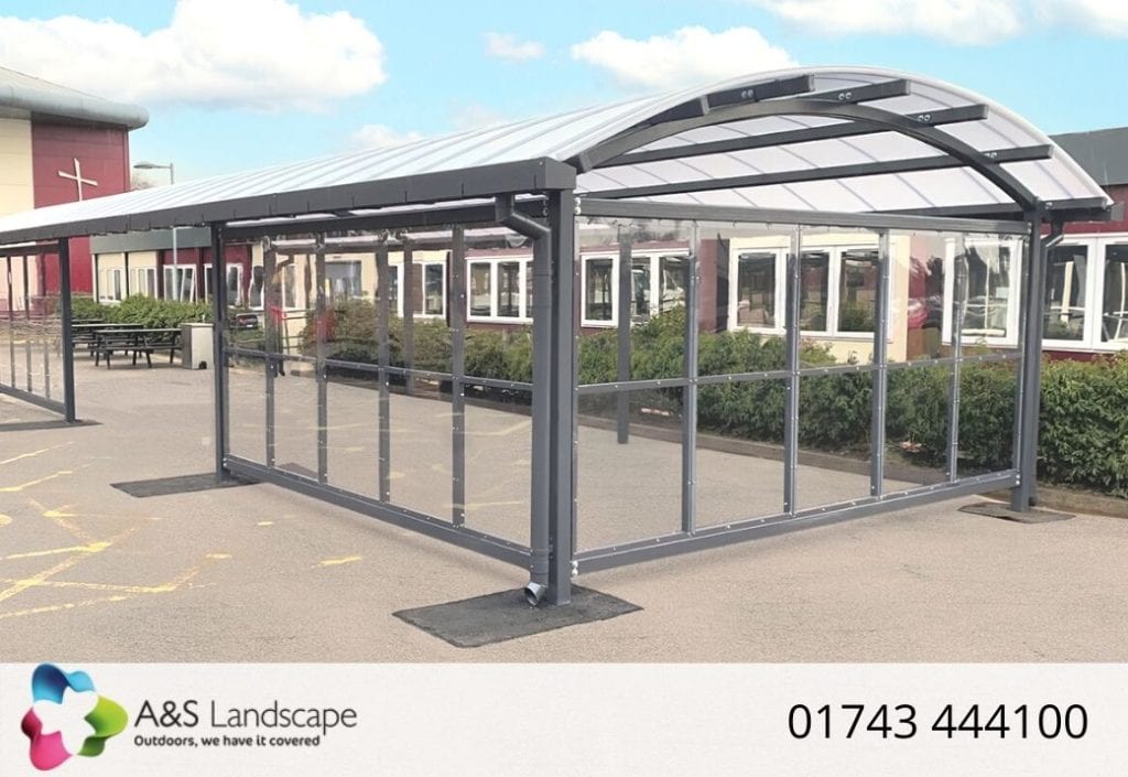 Dining shelter at Archbishop Holgates School