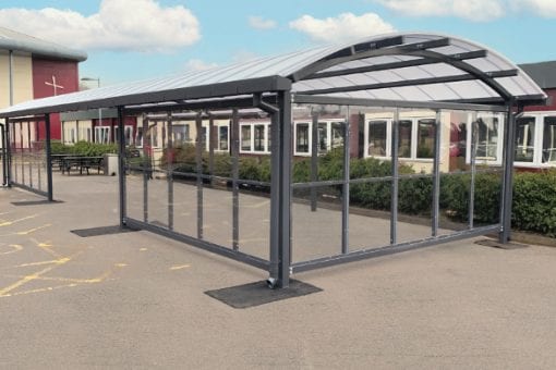 Outdoor canopy we fitted at Archbishop Holgates School