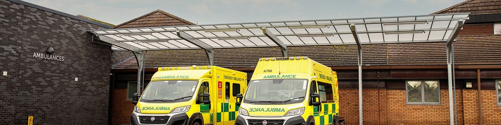 Outdoor shelter we made for Countess of Chester Hospital