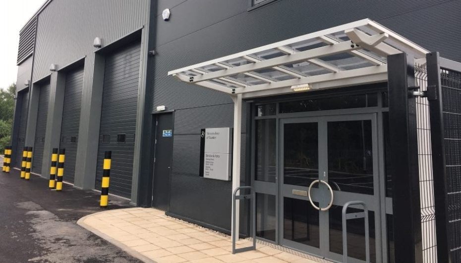 Mercedes Benz Entrance Canopy