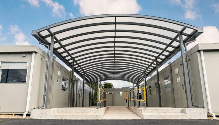 Dorset Waste Centre Covered Walkway