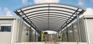 Dorset Waste Centre Walkway Canopy