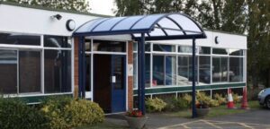 Burlish Park School Entrance Canopy