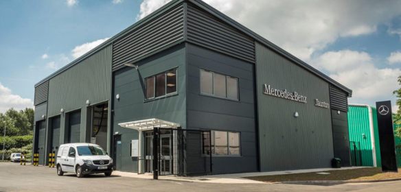 Mercedes Benz Entrance Canopy