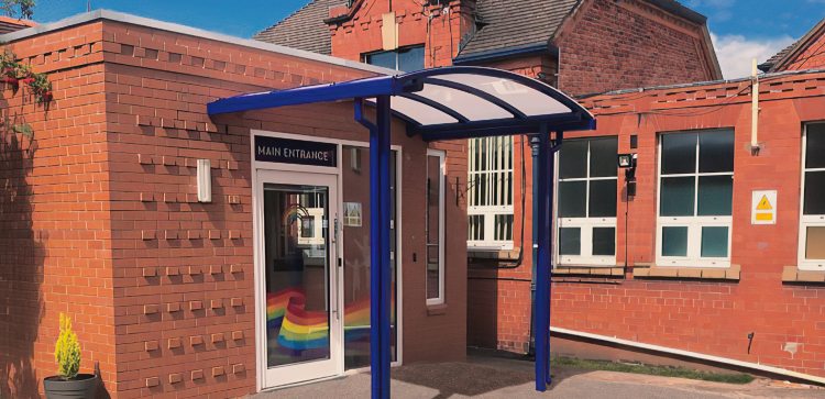 Haslington Primary Academy Entrance Canopy