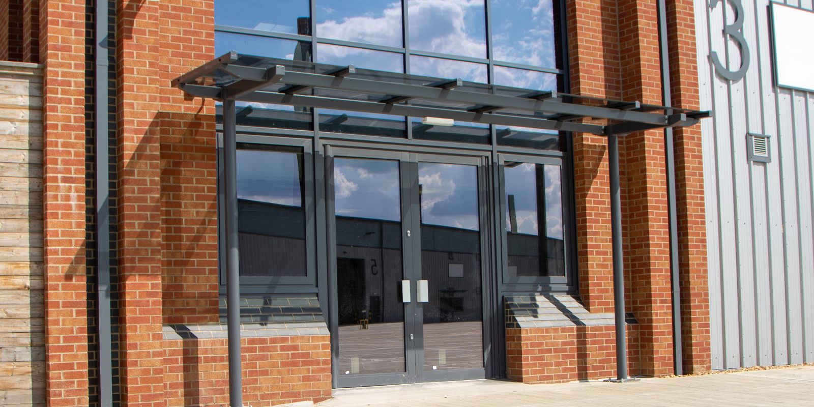 Entrance Canopy at Broadmead Road Business Park
