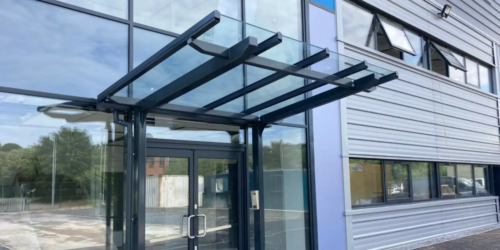 Glass Entrance Canopy