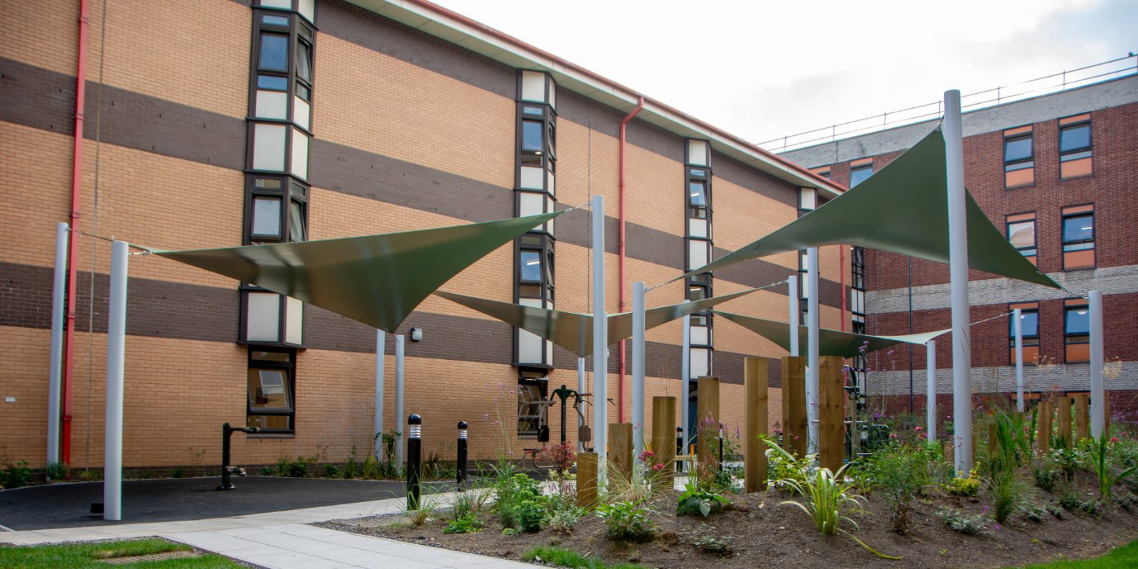 Rotherham General Hospital Fabric Canopies