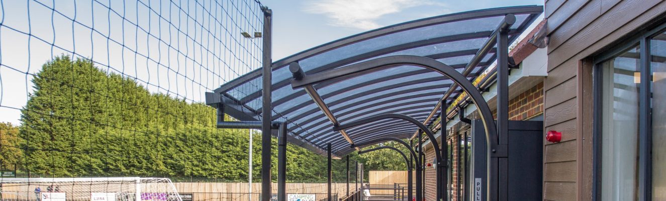 Horsham Football Club Cantilever Canopy