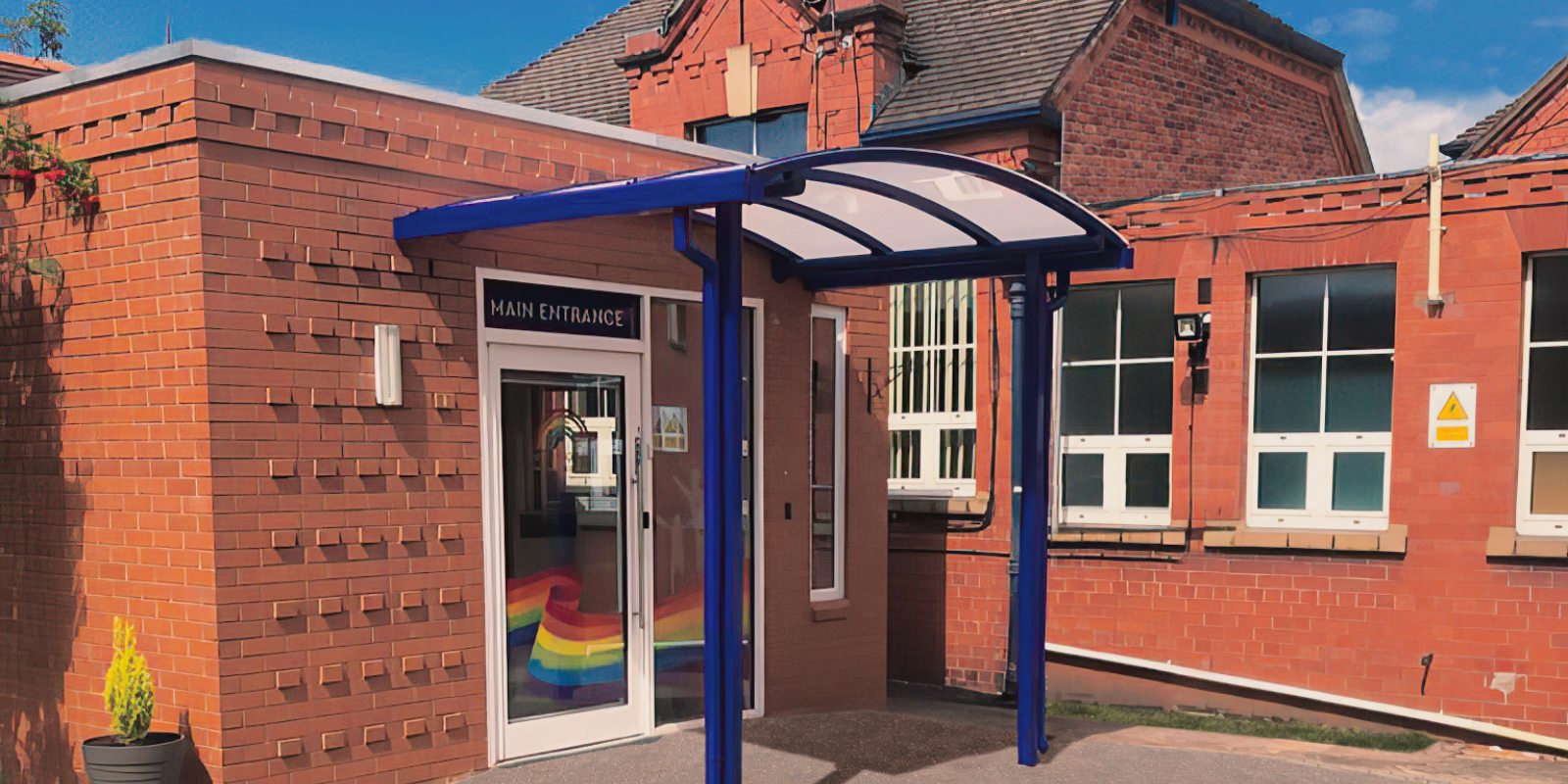 Haslington Primary Academy Entrance Canopy