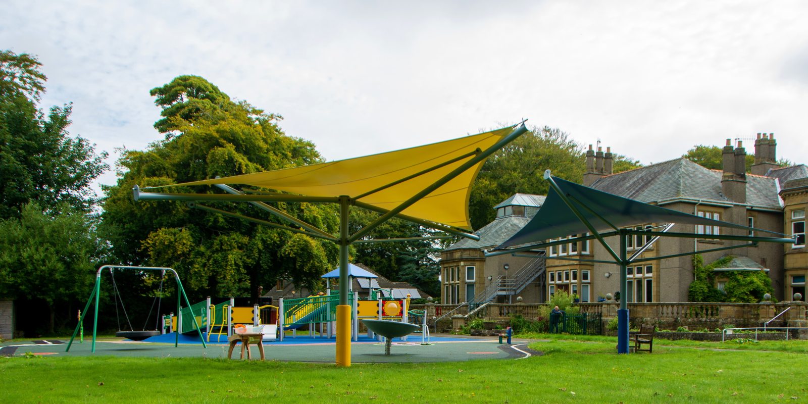 Bleasdale School Fabric Play Area Canopies