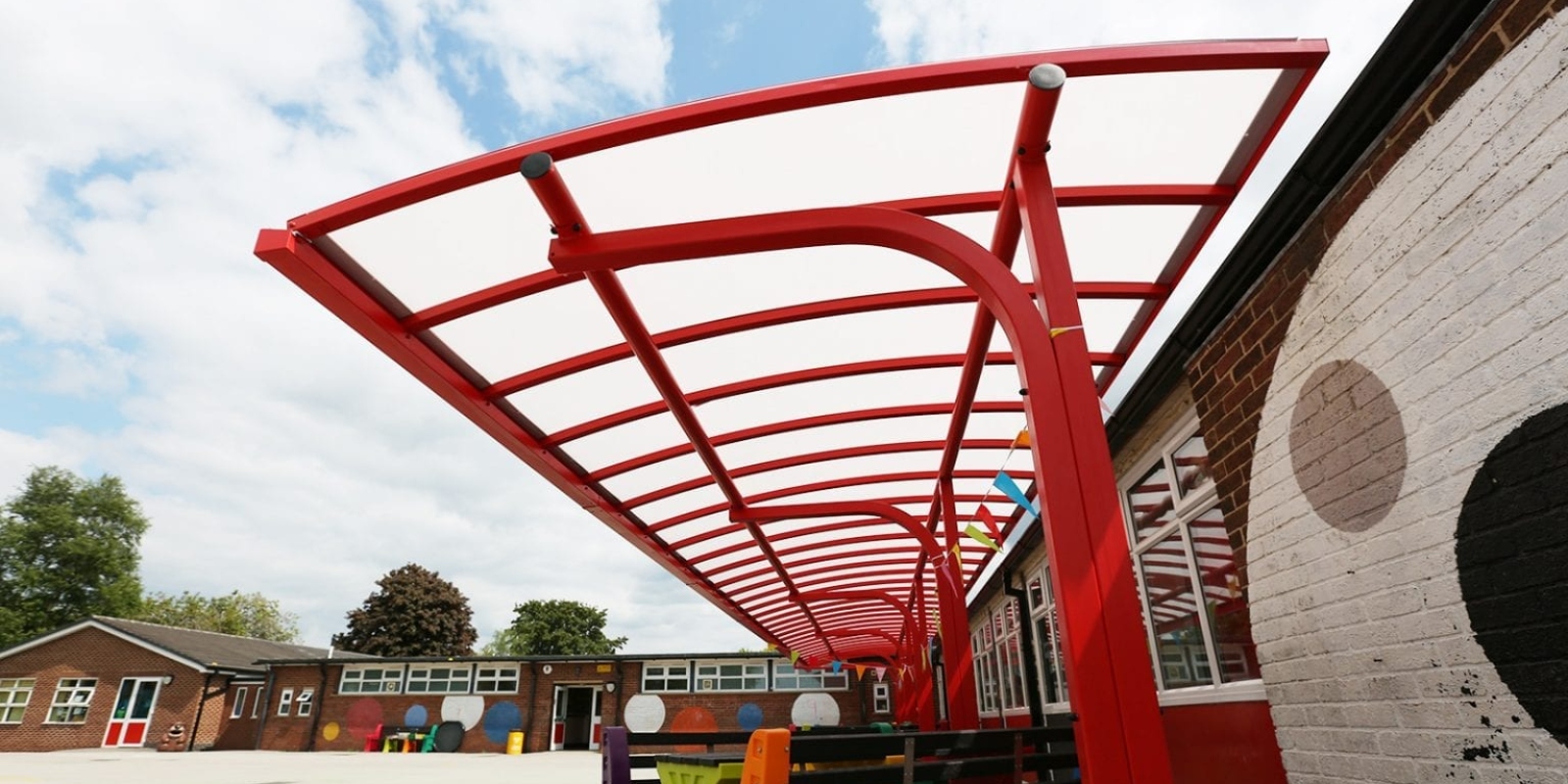 Shelton Infants School Cantilever Canopy