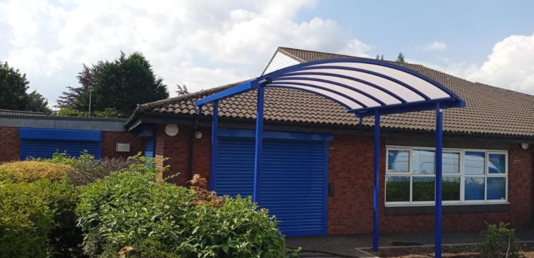 Entrance Canopy at St Vincent's Primary School
