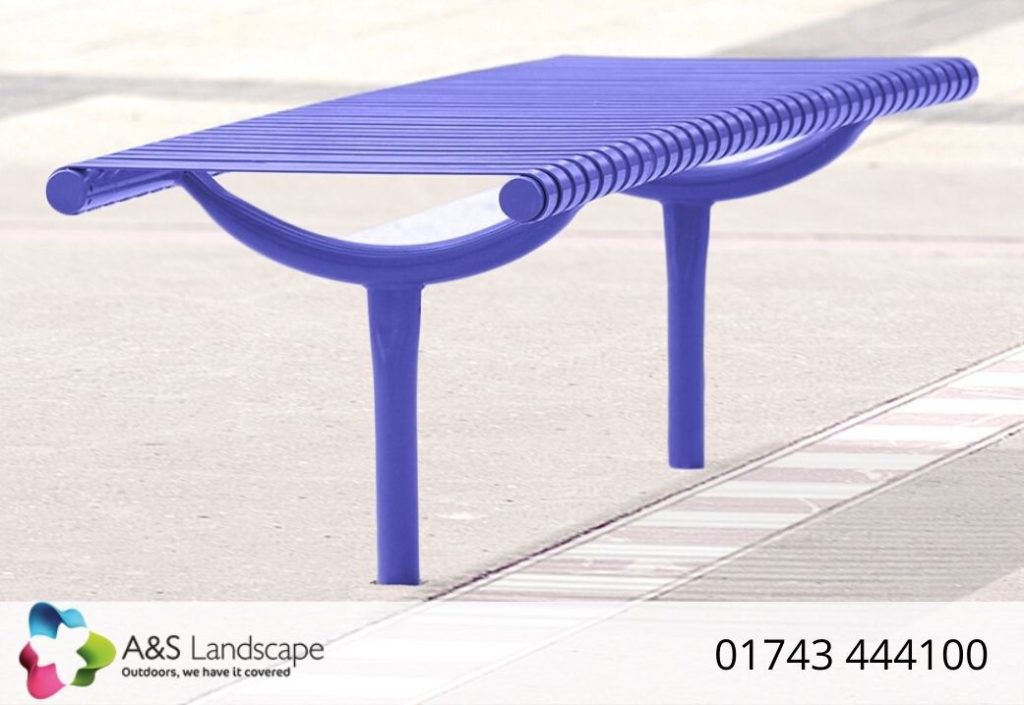 Steel Blue Bin