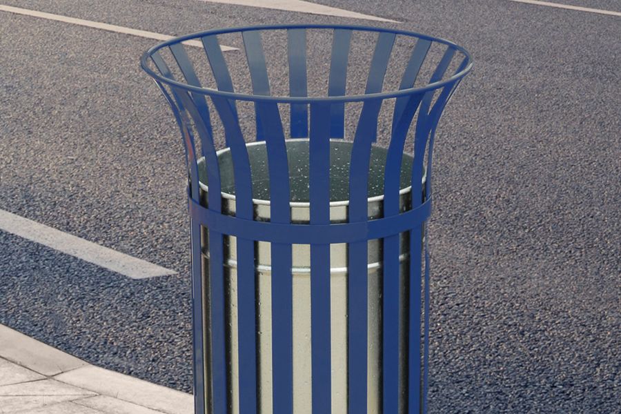 Steel Blue Bin