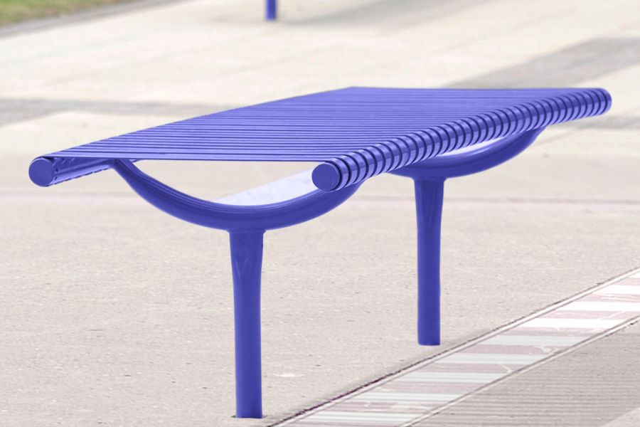 Blue Bench